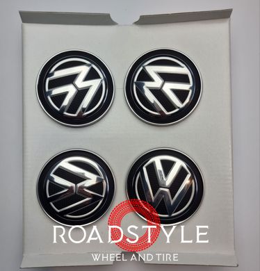 Комплект оригинальных динамичных колпачков ЦО Volkswagen