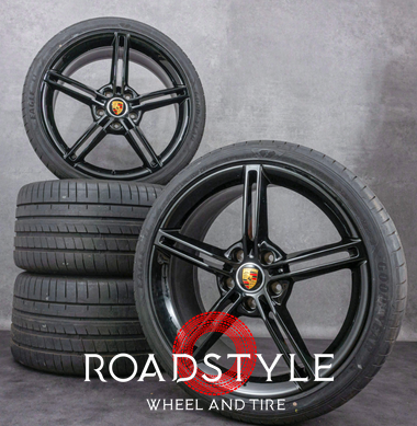 21" літні колеса Porsche Taycan Mission E Design Deep black