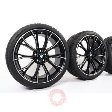 20" зимние разноширокие колеса BMW 5 G30 G31 669M Style Double-Spoke (6873943/6874445)
