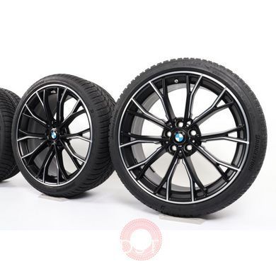20" зимние разноширокие колеса BMW 5 G30 G31 669M Style Double-Spoke (6873943/6874445)