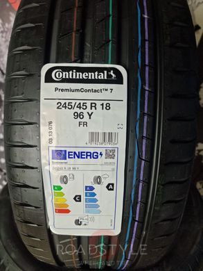 Летние шины 245/45 R18 96Y FR Continental PremiumContact 7