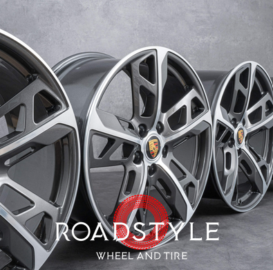 21" диски PORSCHE Taycan Cross Turismo Titan Dark Metallic