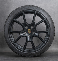 21" летние колеса Porsche Taycan Spyder Design Black satin matt