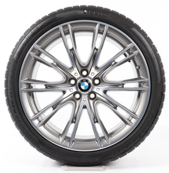 20" зимние разноширокие колеса BMW 6 G32 7 G11 G12 649i V-Spoke (7850583/7850584)