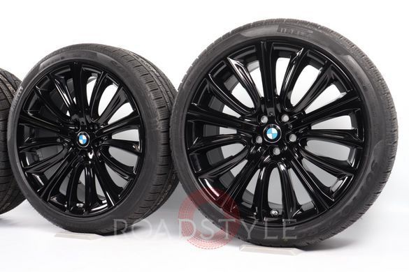20" зимние разноширокие колеса BMW 6 G32 7 G11 G12 628M Style V-Spoke (6863110/6863111)