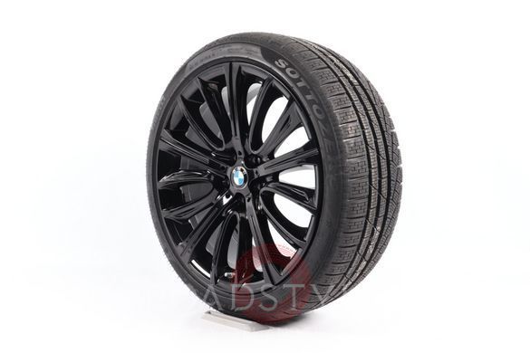 20" зимние разноширокие колеса BMW 6 G32 7 G11 G12 628M Style V-Spoke (6863110/6863111)