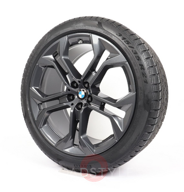 21" зимові різноширокі колеса BMW X5 G05 X6 G06 744M Style Y-Spoke (6885459/6885460)