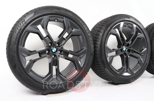 21" зимові різноширокі колеса BMW X5 G05 X6 G06 744M Style Y-Spoke (6885459/6885460)