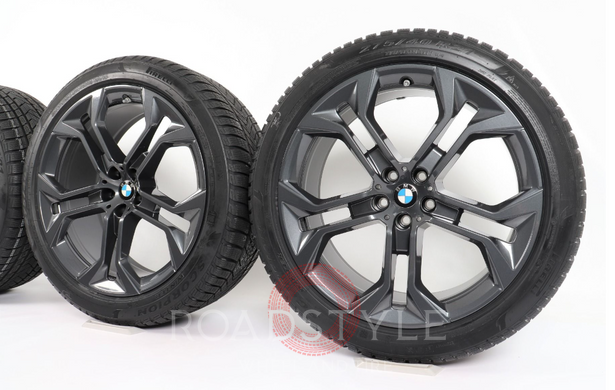 21" зимові різноширокі колеса BMW X5 G05 X6 G06 744M Style Y-Spoke (6885459/6885460)