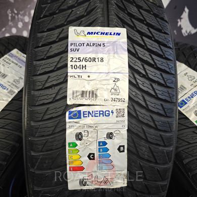 Winter tires 225/60 R18 104H XL * ZP Michelin Pilot Alpin 5