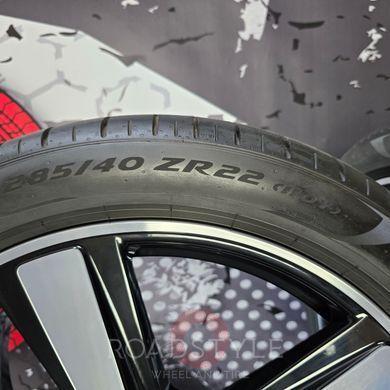22" оригінальні літні колеса Porsche Cayenne Coupe 9Y3 (9Y3601025BK/9Y3601025CP)