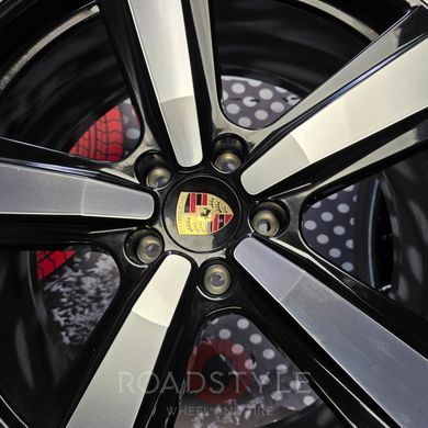22" оригінальні літні колеса Porsche Cayenne Coupe 9Y3 (9Y3601025BK/9Y3601025CP)