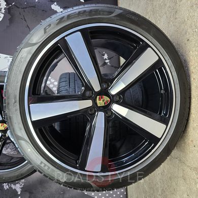 22" оригінальні літні колеса Porsche Cayenne Coupe 9Y3 (9Y3601025BK/9Y3601025CP)