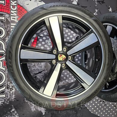 22" оригінальні літні колеса Porsche Cayenne Coupe 9Y3 (9Y3601025BK/9Y3601025CP)