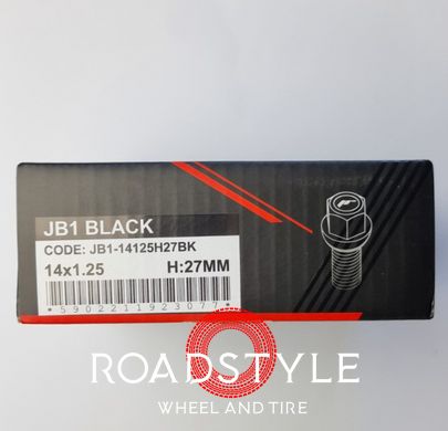 Bolts JAPAN RACING JB1 14X1,25 BLACK