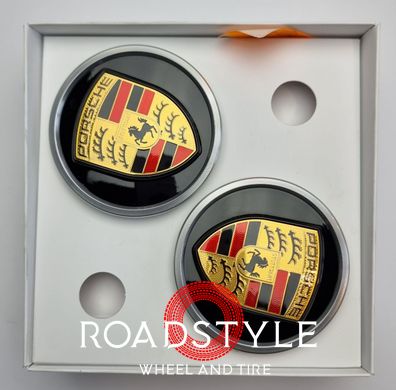 Комплект оригинальных колпачков ЦО Porsche Taycan