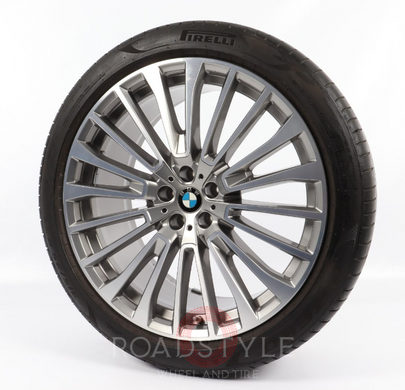 22" разноширокие зимние колеса BMW X5 G05 X6 G06 X7 G07 757M Style Y-Spoke (6885144/6885463)
