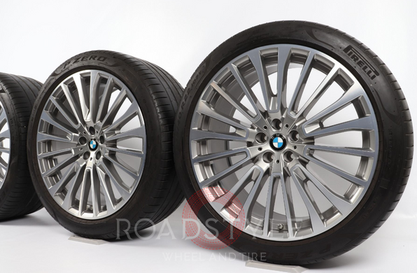 22" разноширокие зимние колеса BMW X5 G05 X6 G06 X7 G07 757M Style Y-Spoke (6885144/6885463)