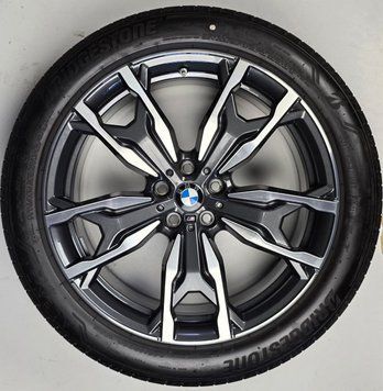 20" оригінальні літні різноширокі колеса BMW X3 G01 X4 G02 787M Style (8073791/8073792)