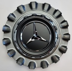 A set of original Mercedes A0004006900 center caps