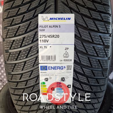 Winter tires 275/45R20 110V XL Michelin Pilot Alpine 5 SUV *